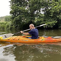 Kanufahrt auf der Naab